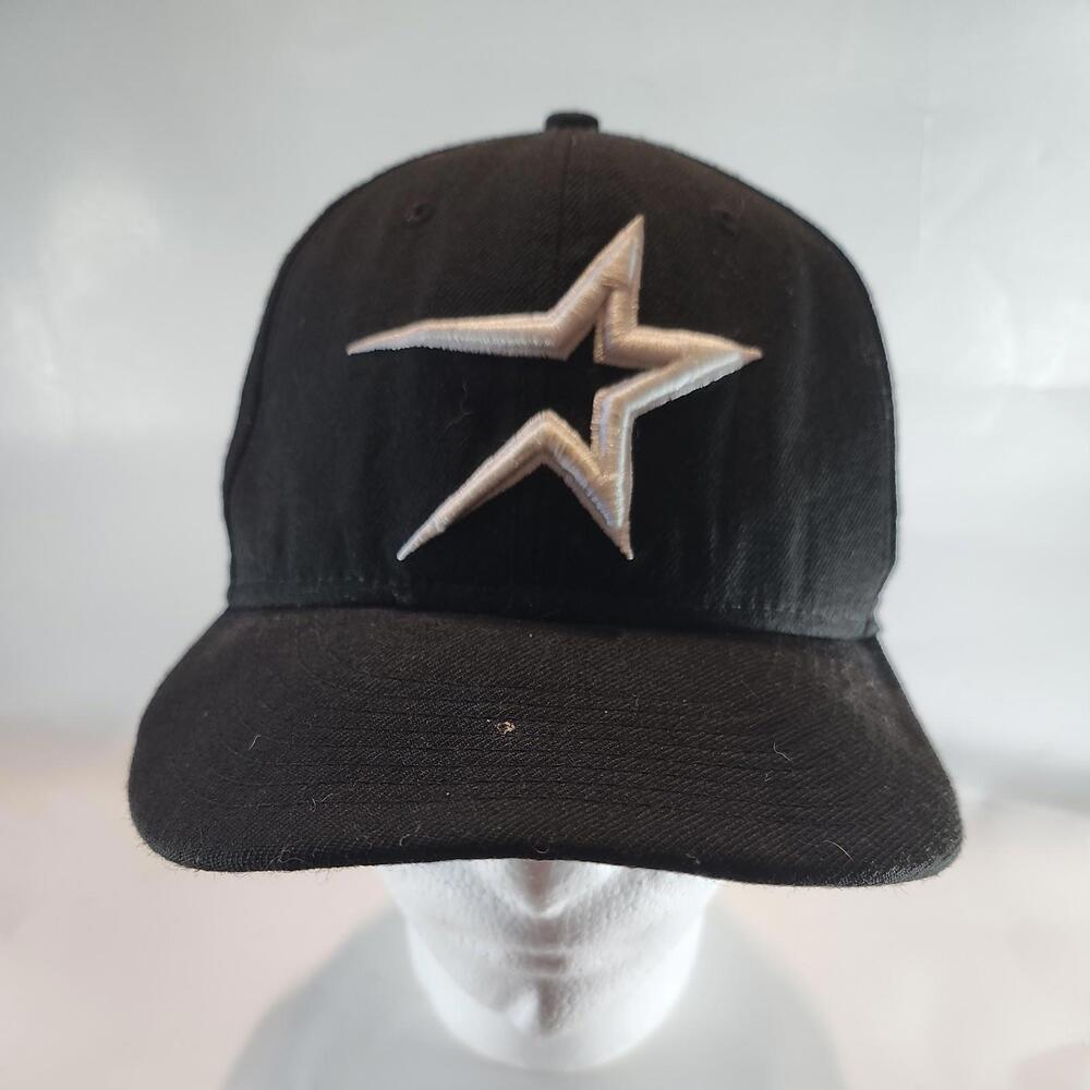NEW ERA HOUSTON ASTROS Star Logo Snap Back Baseball Cap One Size Cooperstown